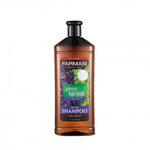 Pure Herbal Yağlı Saçlar İçin Şampuan